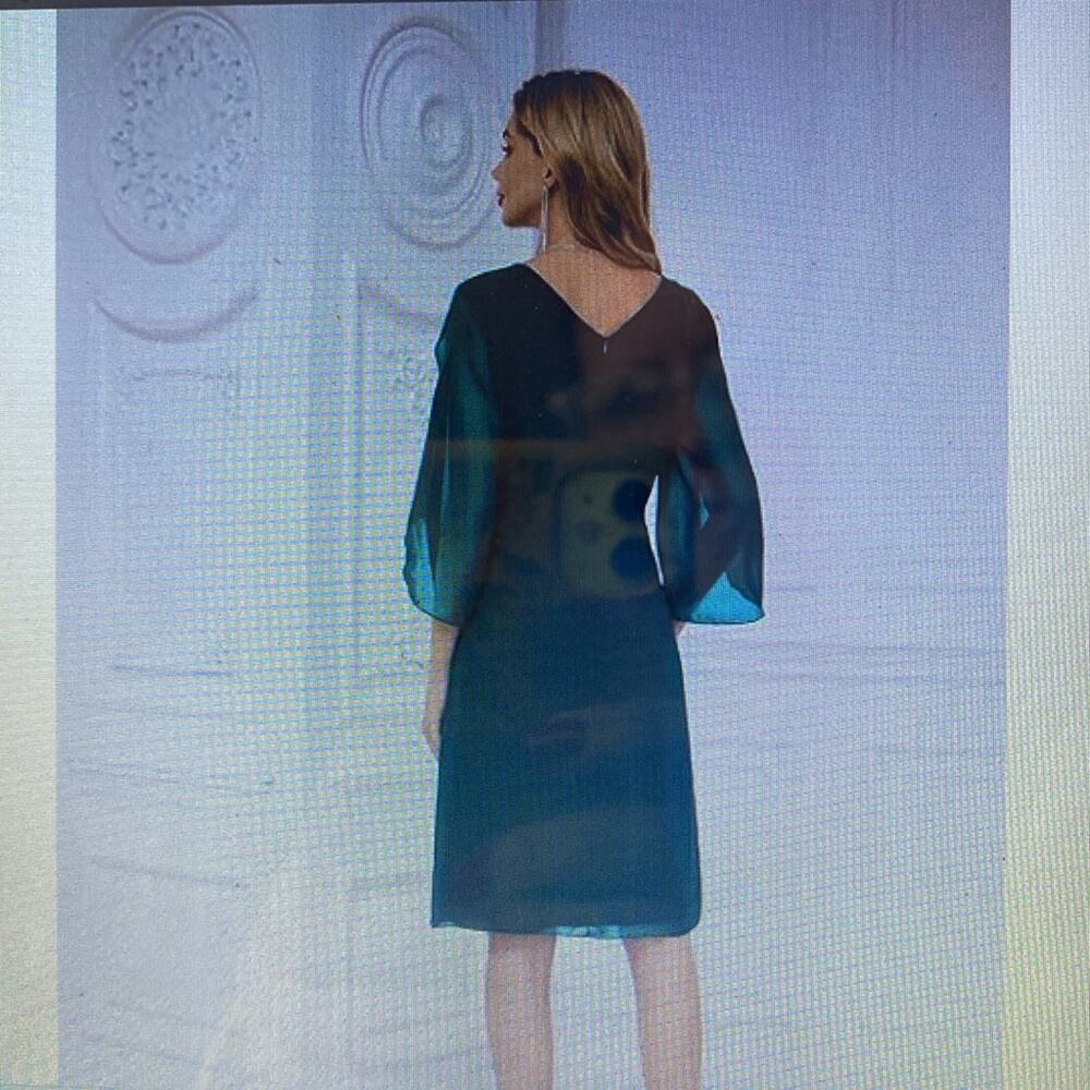 GRACE KARIN NWT Chiffon flutter sleeve party dress - Picture 8 of 8